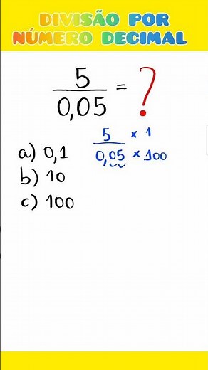 DIVISÃO por NÚMERO DECIMAL | forma fácil e rápida!