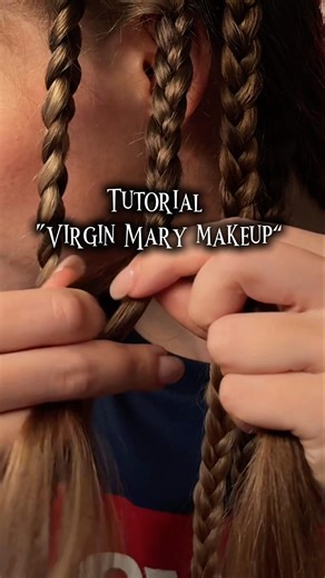 Virgin Mary Makeup ✨ Art & Symbolic Transformation