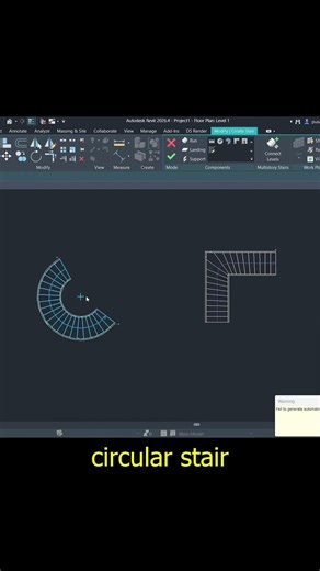 Stop Struggling with Stairs in Revit Learn This Trick! #revit #shortsviral #revittricks #revitshorts