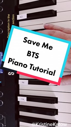 BTS Save Me Piano Tutorial