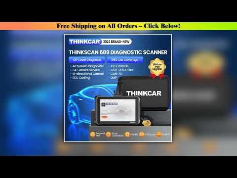 THINKCAR THINKSCAN 689 Car Diagnostic Tools CANFD DOIP Bi-directional ECU Coding 34