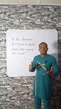 Math Challenge: Area from Diameter Explained