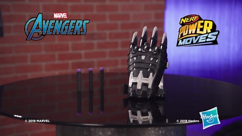 Marvel Nerf Power Moves Black Panther Power Slash Claw, Dart-Launching Toy for Kids Roleplay, 5+ (Amazon Exclusive)