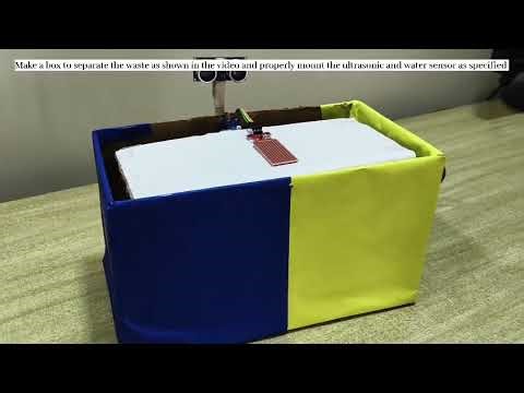 Wet and Dry waste segregation project | Smart Dustbin Arduino project