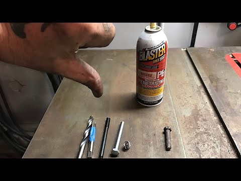 How to helicoil a broken exhaust manifold bolt