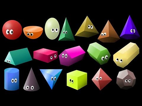 3D Geometric Shapes // Maths Tutorial Channel
