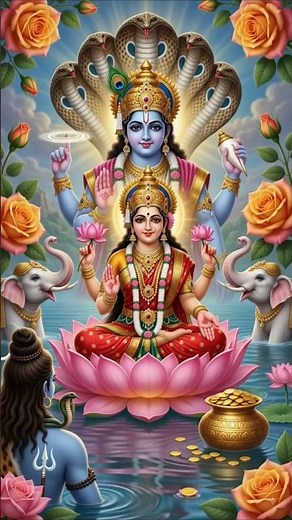 🪷 Shreeman Narayan Narayan Hari Hari 🙏 | The Most Melodious Bhajan of Lord Vishnu ❤️! #narayan #m...