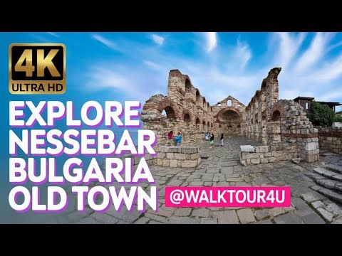 Step into History: Explore Nessebar Bulgaria Old Town in 4K