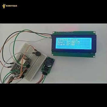 Projet ESP8266 NodeMCU : Horloge réveil avec le module RTC DS1302