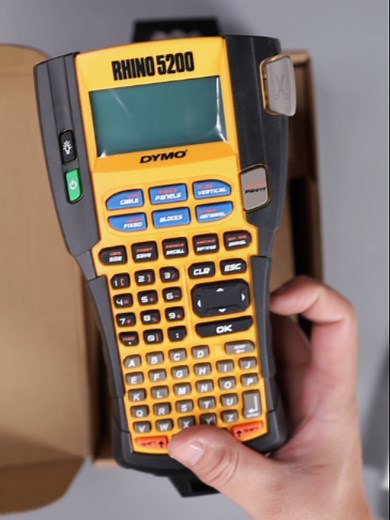 เครื่องพิมพ์ฉลาก สำหรับงานไฟฟ้า DYMO Rhino 5200 พิมพ์ท่อหดได้ สลากได้ #เครื่องพิมพ์ฉลาก #DYMO #ช่างไฟฟ้า
