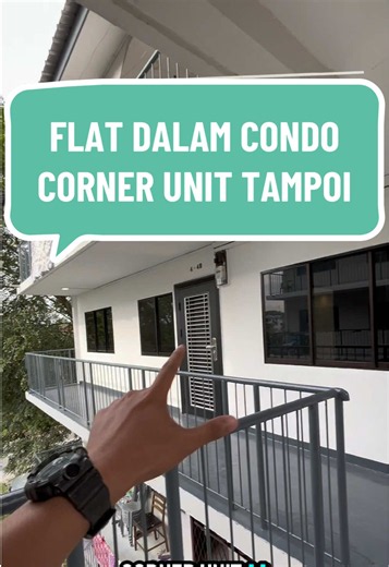 Flat Dalam Condo Corner Unit Tampoi: Condo Sesat dekat Paradigm Mall