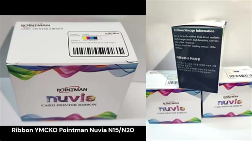 Pointman Nuvia YMCKO N15/N20 #ribbonnuvia #ribbonprinter #ribbonidcard #ribbon #printeridcard #printerkartu #VaiqueÉSua