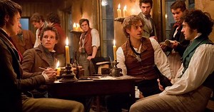 Eddie Redmayne and Amanda Seyfriend for "Les Miserables"