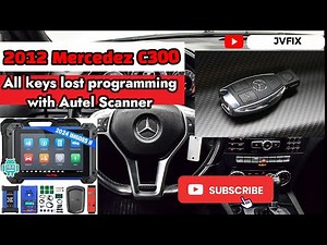 How to program Mercedes-Benz all keys lost chassis W172/W204/W207 using autel IM608