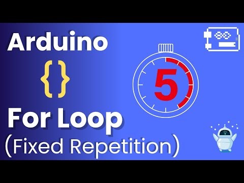 For Loop in Arduino Programming 🔁 💻 Explained with Code Example for Beginners 
