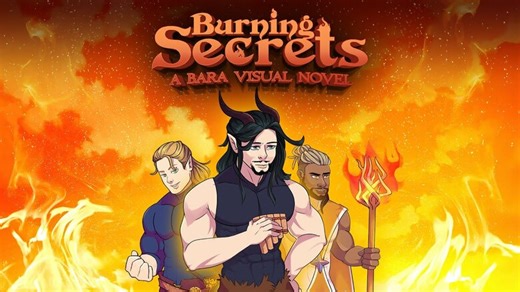 Burning Secrets: A Bara Visual Novel now available on Switch