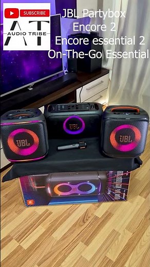 JBL Partybox Encore 2 vs JBL Partybox Encore Essential2 vs JBL Partybox On-the-Go Essential