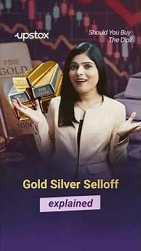 Gold Silver 3-Day Fall Explained | Fed Rate Cut Doubt, Bond Yields & Middle East Oil | Upstox