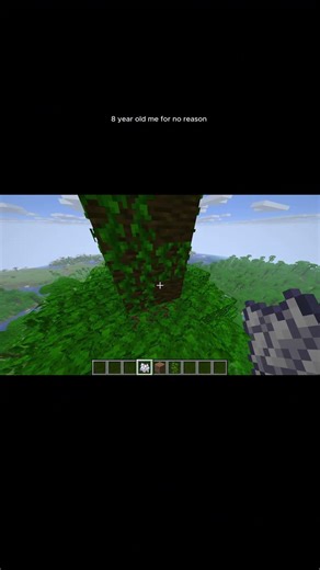 POV: 8 year old me building for absolutely no reason 💀 #minecraft #nostalgia #shorts
