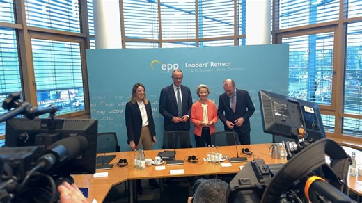 Video. Ursula von der Leyen attends EPP leaders summit in Berlin