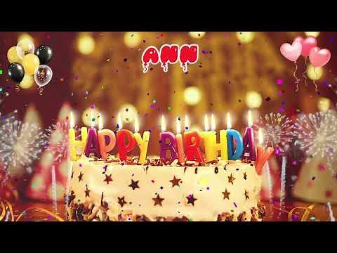 ANN Birthday Song – Happy Birthday Ann