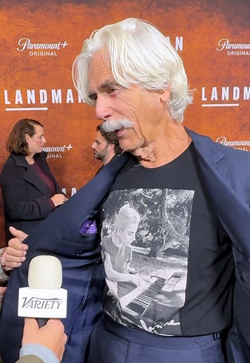 Sam Elliott Discusses Lady Gaga at LANDMAN Premiere