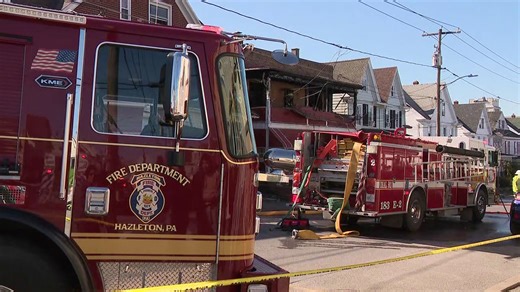 11 displaced after apartment fire in West Hazleton; cause under investigation