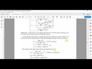 Three Phase Transformer Differential Protection Complete Lecture