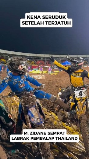 M. Zidane labrak pembalap Thailand. #balapmotor #motocross #supercross | Racing Expert ID