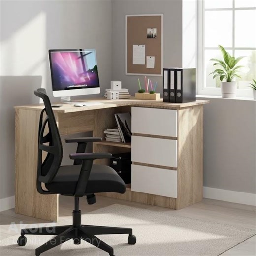 👔 Homeoffice einrichten mit dem Eckschreibtisch B-16 🌟