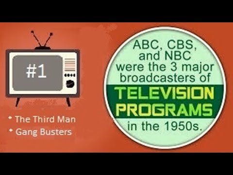 2 - 1950s Television Exciting TV Dramas, black and white