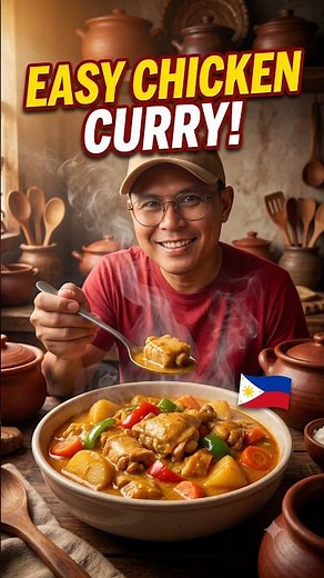 Quick and Easy Pinoy Style Chicken Curry | Creamy Filipino Chicken Curry 🥘🐔