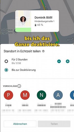 Share your real-time location – Google Maps tip 🚩✅