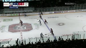 Chovan and Lemieux say how do you do! This Sudbury Wolves duo's chemistry is always on display, and it earns them the Delta Bingo and Gaming Play of the Night. | Ontario Hockey League