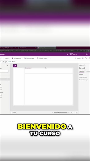Bienvenido a tu curso Power Apps Desarrollando UCRM Vamos a continuar en esta lección una vez que ya se incorporó el contenedor de la clase anterior Vamos ahora a renombrar este contenedor colocando un nombre que no sea de utilidad para poder identificarlo Así que vamos a nombrar el contenedor Hayden