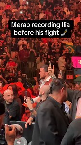 Merab made sure to capture Topuria's walkout 🤳 #UFC317 | ESPN MMA