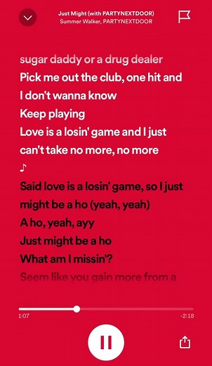 Just Might: Summer Walker & PARTYNEXTDOOR Lyrics