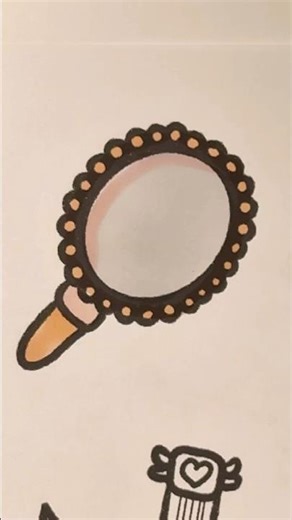 Mirror coloring doodle #art #drawing