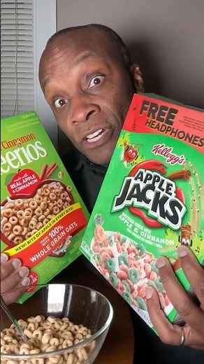 MARCH MADNESS DAY 12 - APPLE JACKS VS. APPLE CINNAMON CHEERIOS #cereal #apple #tastetest