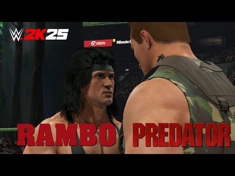 Rambo vs Dutch - First blood/Predator - Voice over (WWE 2K25)