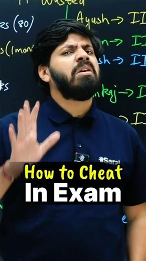 Easiest hacks to cheat in an exam🤓 | How to cheat in exam 😱 #cheating #exam #esaral #shorts