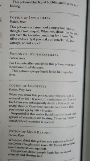 Potion of Invulnerability - DnD 5.24e