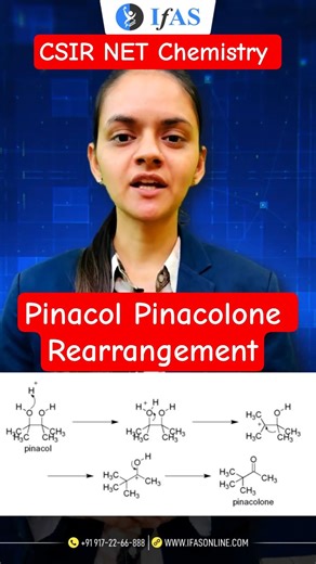 Pinacol Pinacolone Rearrangement | Organic Chemistry | CSIR NET Chemistry | IFAS