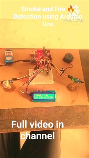 🔥 Smart Smoke & Fire Detection System Using Arduino Uno | Mini Project #Shorts