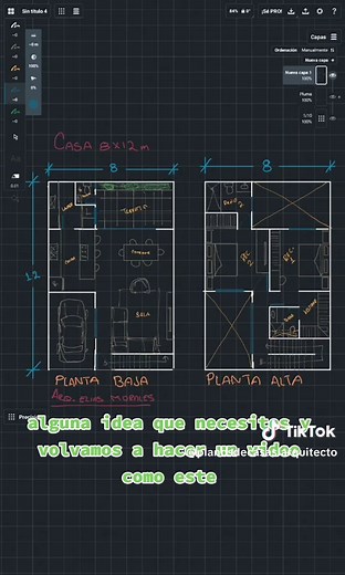 Planos de Casa 8x12 metros: Diseño y Proyectos
