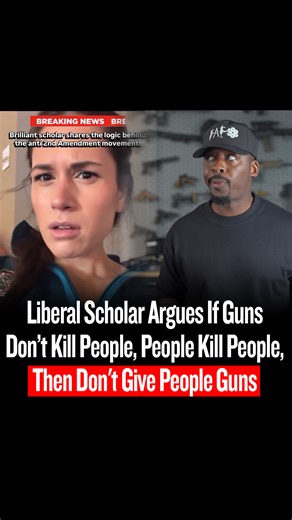 Liberal Scholar Argues If Guns Don’t Kill People, People Kill People, Then Don't Give People Guns If you’ve ever heard someone say “Guns don’t kill people, people kill people” and thought… “Okay… then don’t give people guns.” This video is for you. Because that response sounds smart for about three seconds — until you actually think about it. In this breakdown, I react to a viral clip that perfectly represents the biggest problem in the gun debate: surface-level thinking. Not emotional thinking.