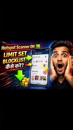 #hotspotdatalimitkaiseset #karehotspotblocklistkaise kare#androidhotspotsetting hindihotspotsecurity