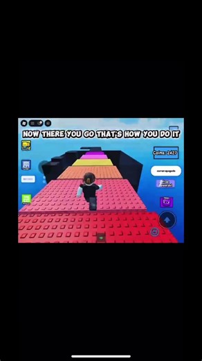 This is how to do the sky fall trend on Roblox