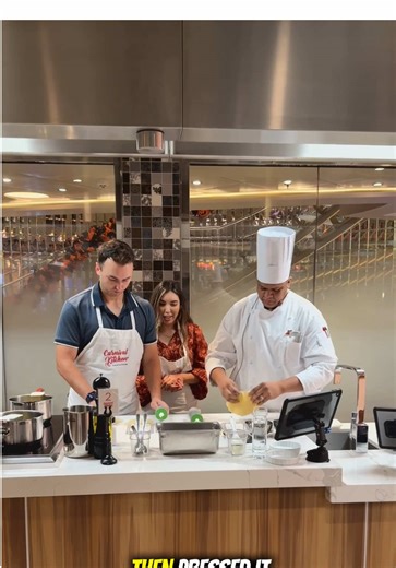 Cooking class in the middle of the ocean? Sign us up! #CarnivalIsCalling #cruisetok #Carnivalcruise