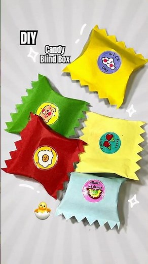 DIY Candy Blind Bags.. Just Paper??? #diyblindbag